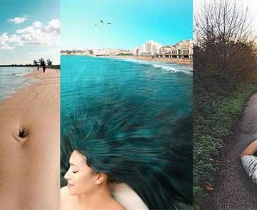 İnsan Vücudunu Doğa ile Birleştiren 20+ Kolaj: Monica Carvalho